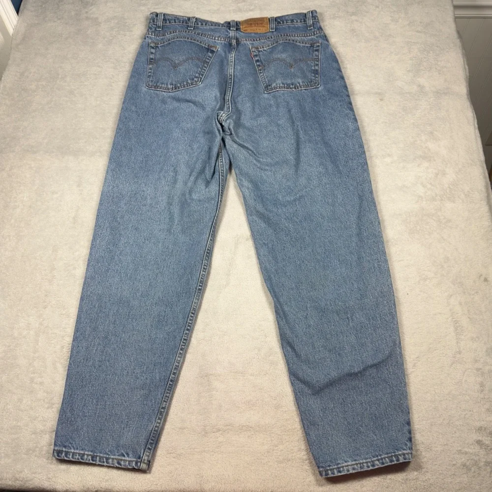 Levi's 560 Loose Fit Tapered Leg Jeans Mens 38x33 Blue Vintage Made in USA 90s‎